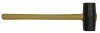 300gm (11oz) Black Rubber Mallet, 1 7/8" face diameter. Wood handle