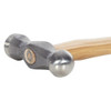 Picard 250 gm Polishing Hammer, 24mm domed face, 24mm flat face, wood handle.