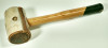 Garland 11011 40 oz. Weighted Rawhide Mallet, 2 3/4" face diameter. Wood handle