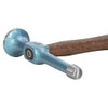 Picard Ball End Hammer, 460gm (16oz), 18mm shank ball end and 38mm round flat face, wood handle.