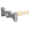 Picard 250gm (9oz) Grooving hammer, 31mm x 10mm and 21mm x 12mm faces. Wood handle