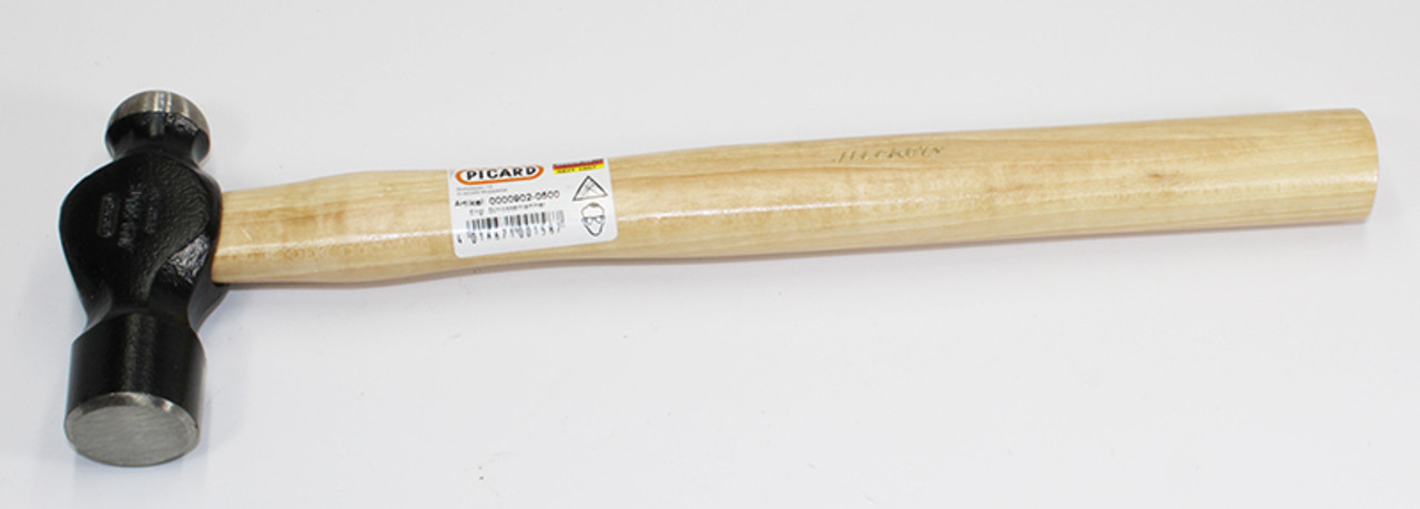 Picard Ball Pein Hammer 800 gm (1 3/4 lb.) with wood handle.