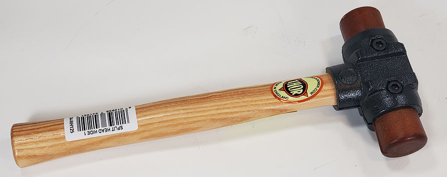 Thor 34-RH (Vaughan SH) rawhide split head hammer | The Hammer Source