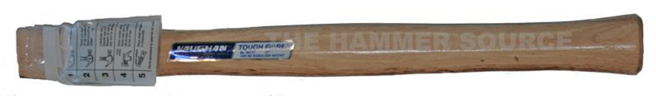 Vaughan 17 1/2" straight handle for rig builders hatchets, teardrop eye 1 1/2" x 9/16" SUPREME Wood