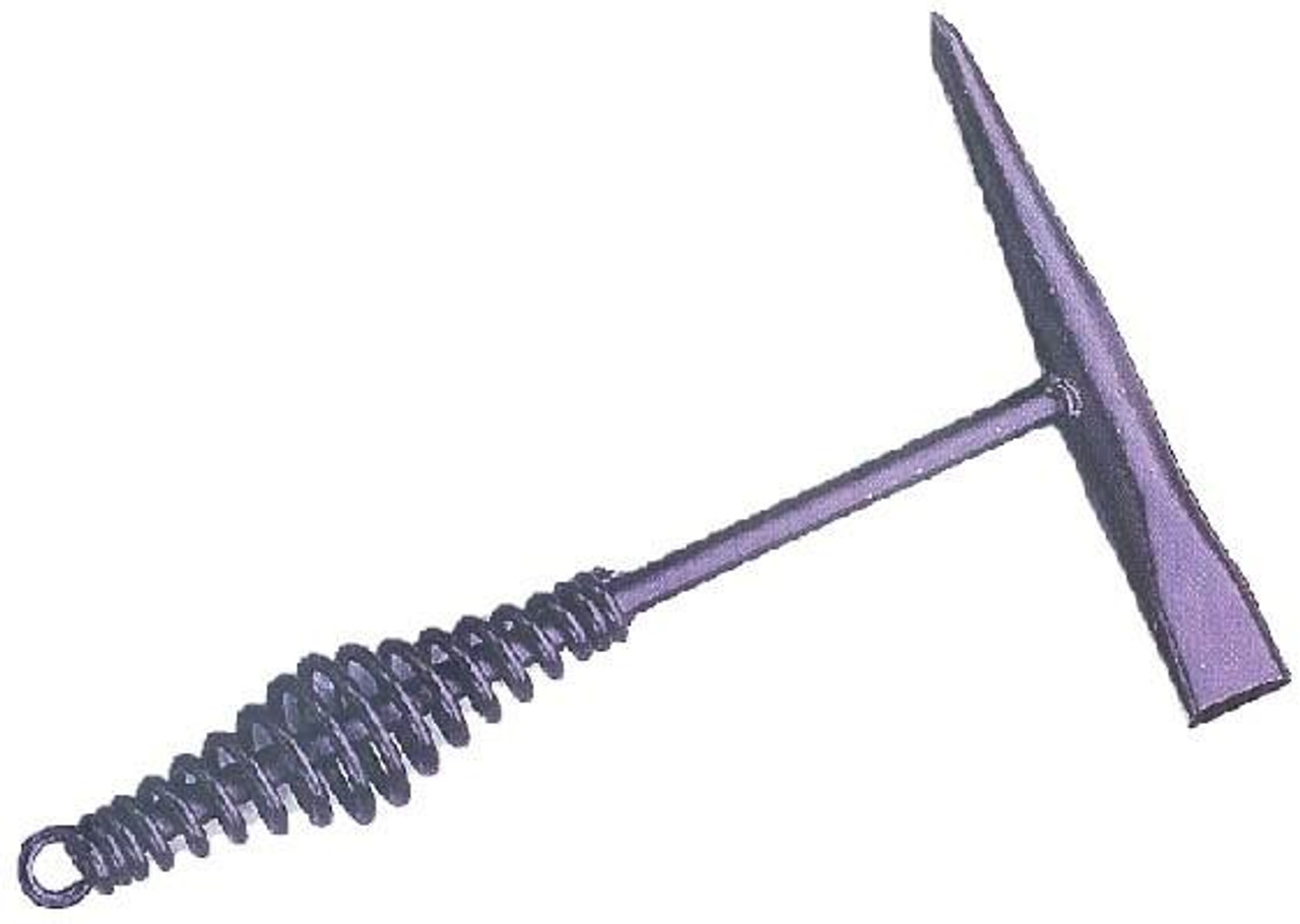 Vaughan 15 oz. Welders Chipping Hammer, 1" Straight blade/Point. Spring Steel handle