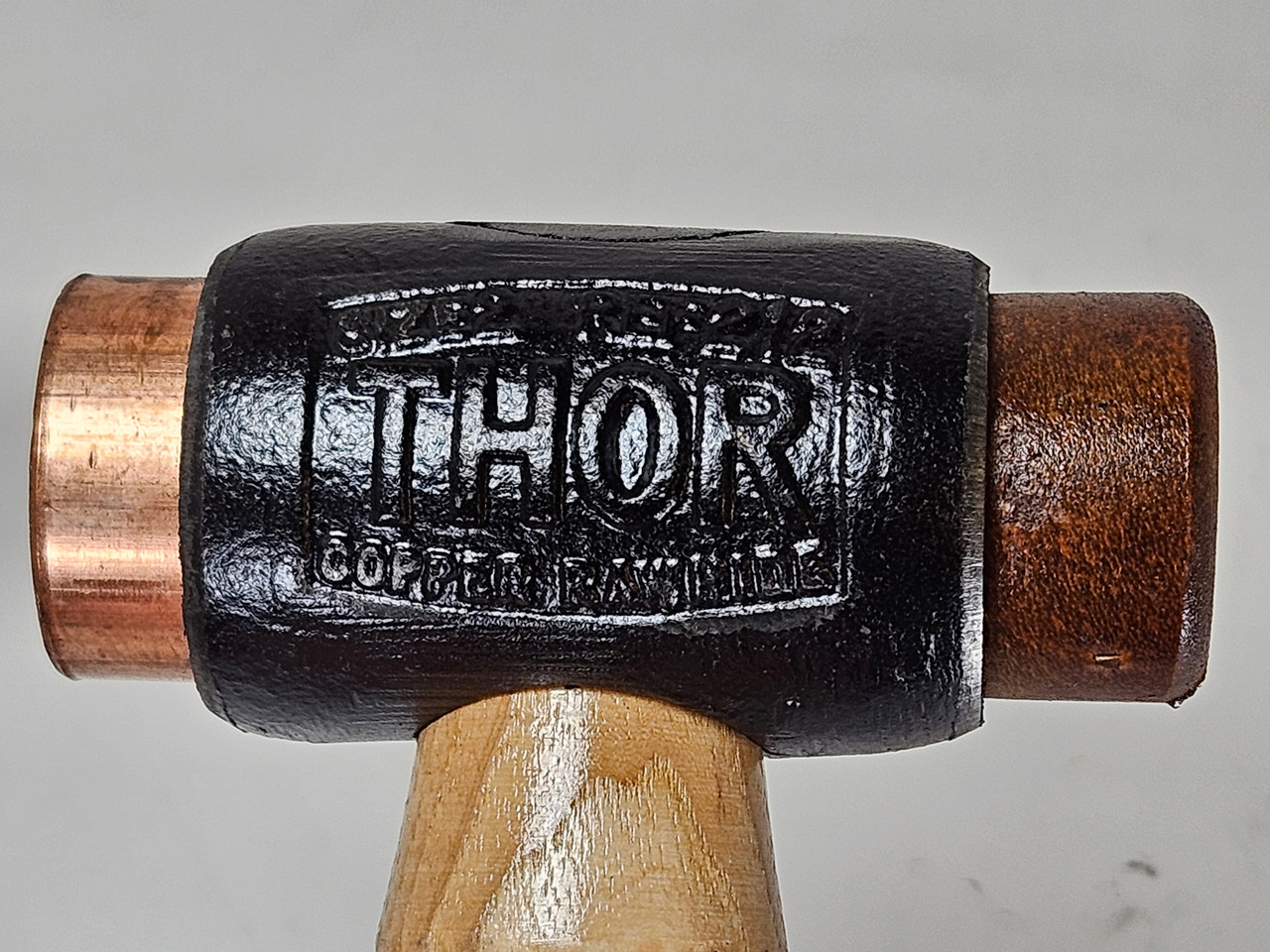 Thor  03-212BH (#2) 2.36 lb. 1 1/2" Copper/Rawhide face hammer.