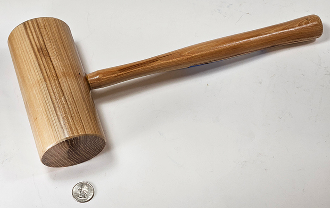 TH12005 Solid Hickory Mallet, 3 diameter, 1.6 lbs.