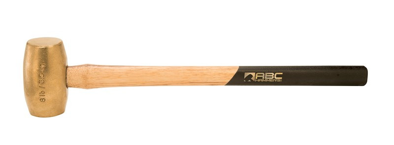 ABC8BWS 8 LB. BRASS HAMMER WITH 24