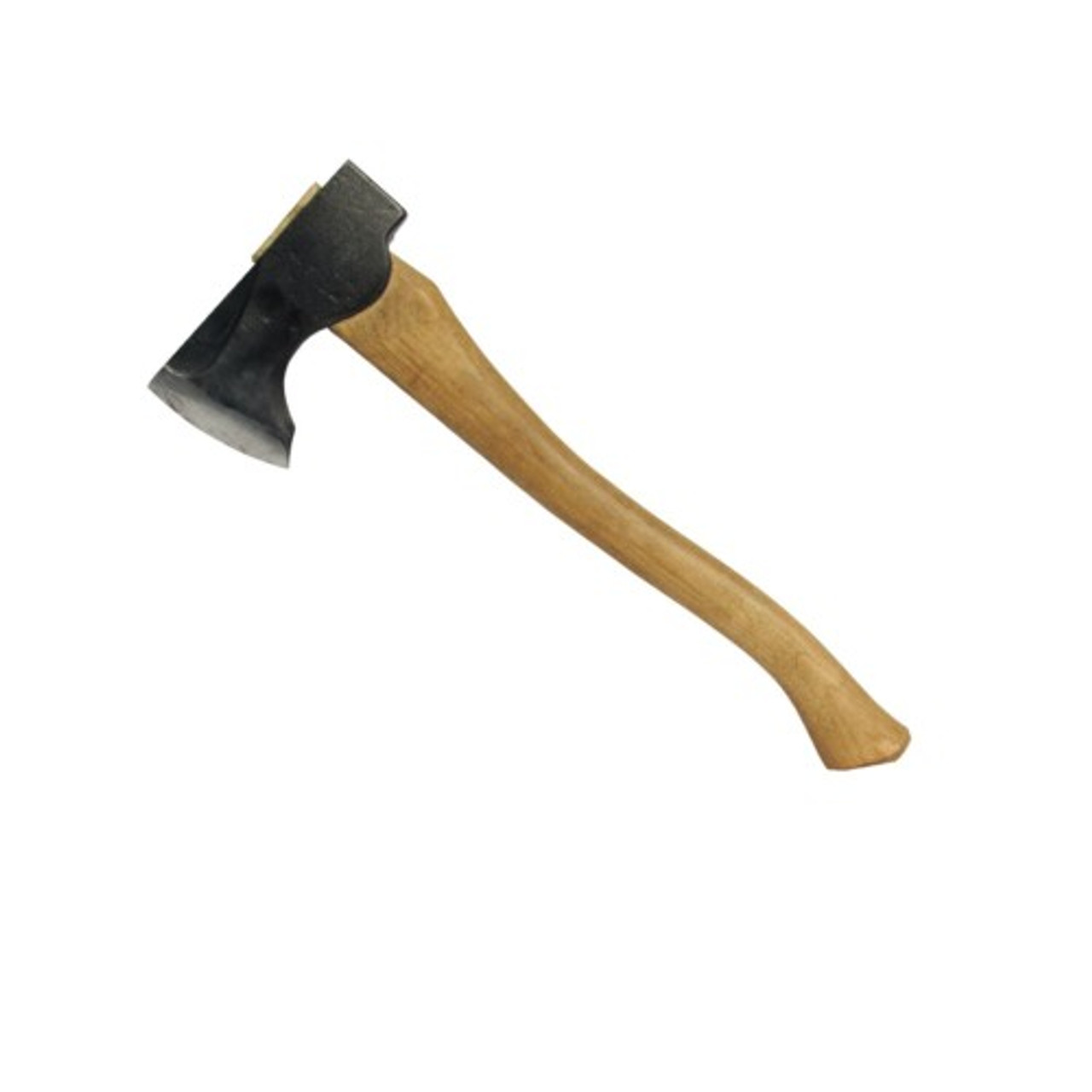 2 lbs. Wood-Craft Pack Axe, 19 in. Curved Handle, with Leather Mask