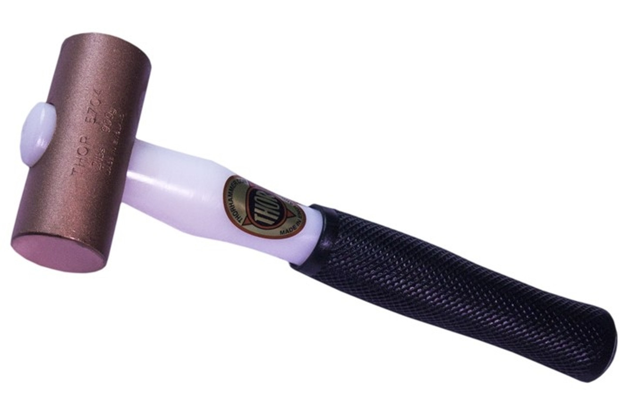 24 Thor Round Copper Mallet Plastic Handle The Hammer Source