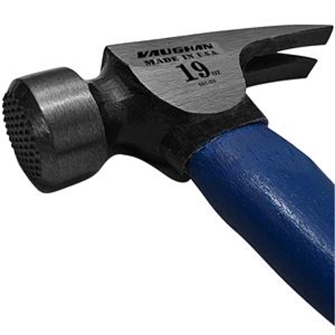 Vaughan CFB2HCM 19 oz. California Framer, milled face, magnetic nail start, 17" CURVED Wood Handle.