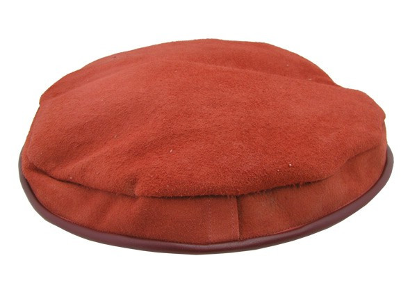 12" Round Leather Shot Bag