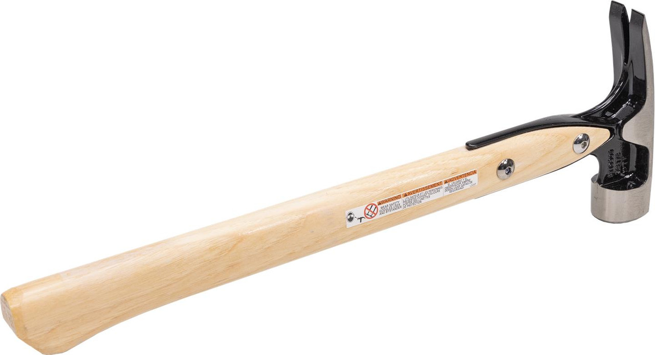 Vaughan VW23 23 oz. Douglas Pattern Framing hammer, milled face, straight hickory handle.