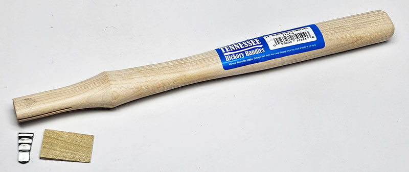 14" hickory handle oval eye 7/8" by 5/8"