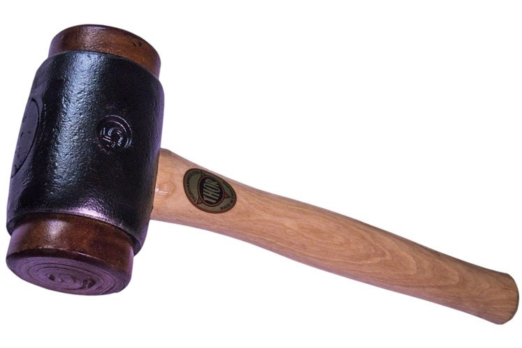 Thor Hammer Solid Iron Head 1" to 2 3/4" Rawhide Faces