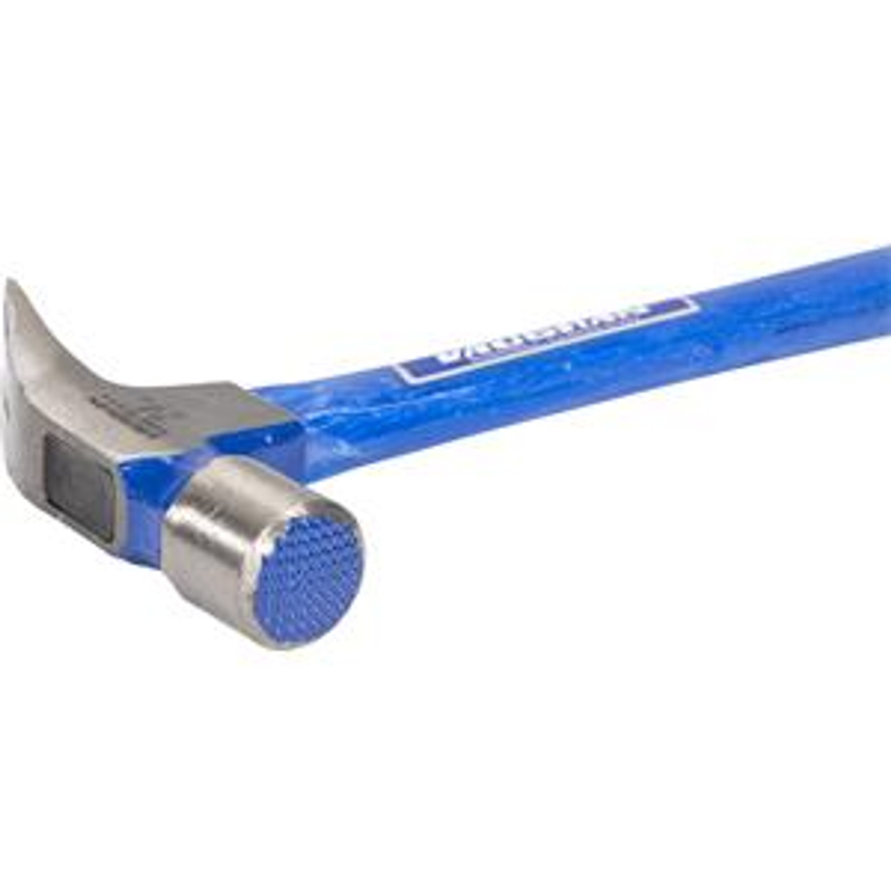 Vaughan 24oz. Straight Claw, Milled face, 17" Fiberglass Hollow core handle.