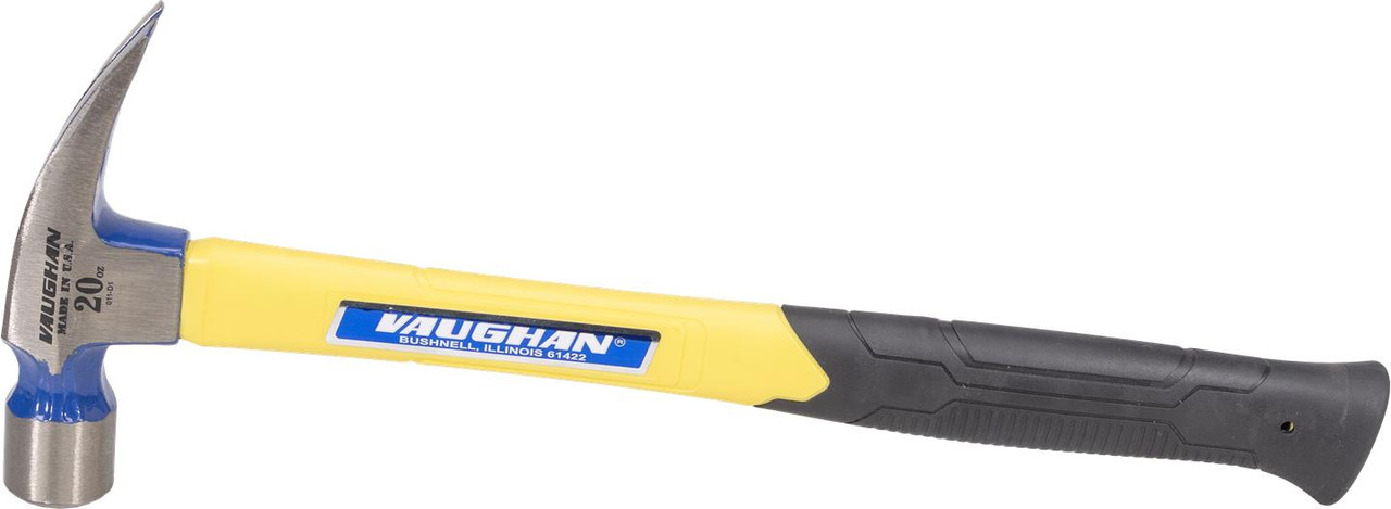 Vaughan FS999L 20 oz framing hammer, smooth face.