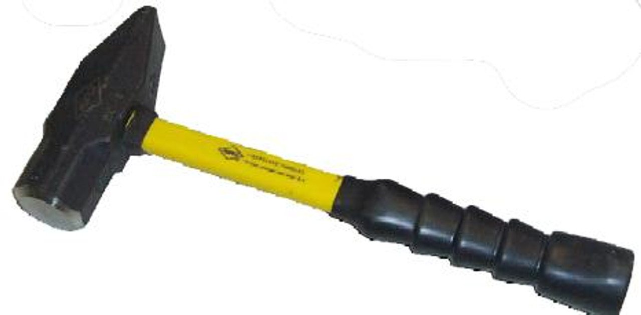 Nupla 3lb Cross Pein Hammer, 14" Super Grip fiberglass handle