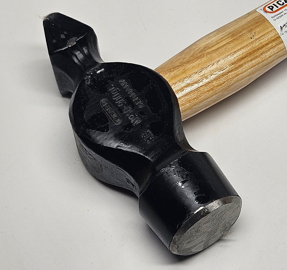 Picard 2 lb. Engineers Cross Pein Hammer, wood handle