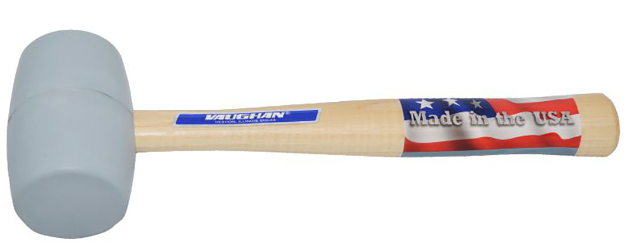 WM8F 8 diameter face, 14 lb. Laminated Wood Mallet, 10 head length, 36  fiberglass handle.