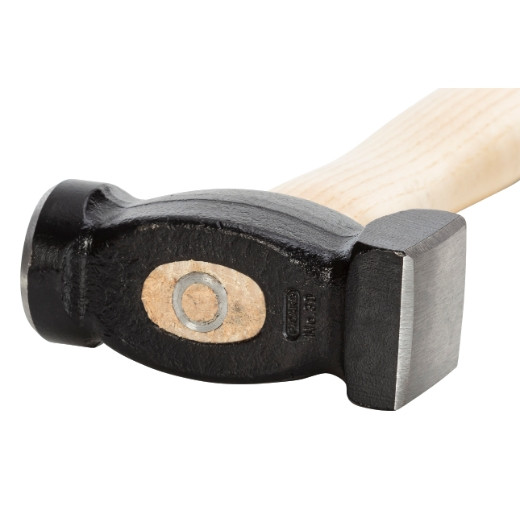 Picard Farrier Hammer, 1500gm (3 1/3lb) one round/one square face. Wood handle.
