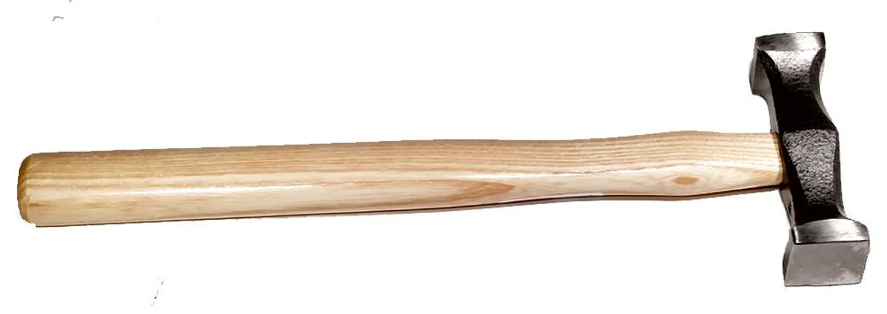 Picard 4802 Large Face Planishing Hammer with Hickory Handle, 500g