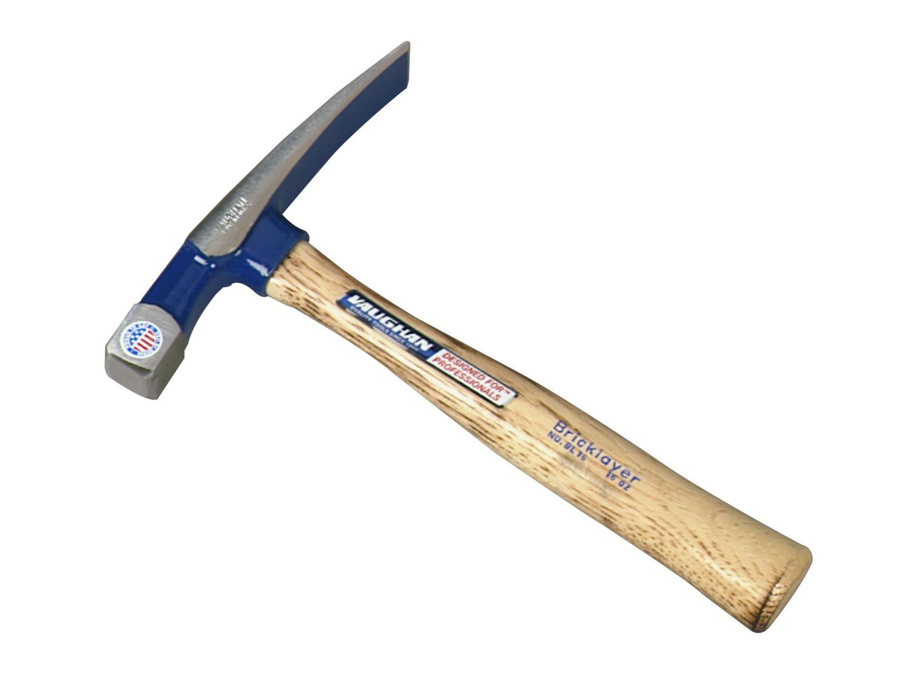 Vaughan 24 oz. Bricklayer's Hammer, 11 1/2" Wood handle