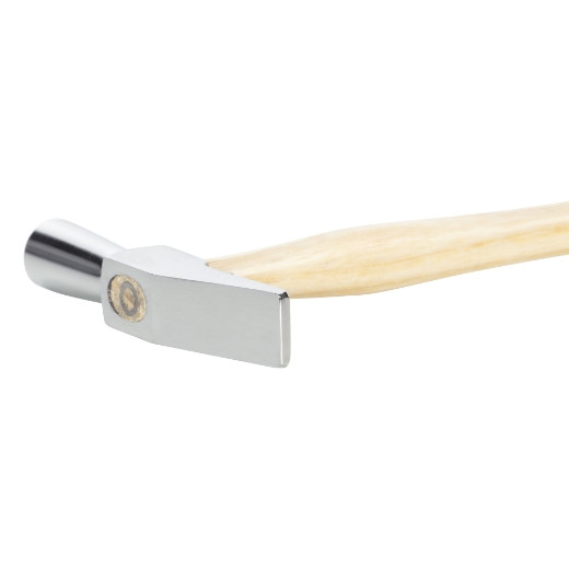 Picard Watchmaker's Hammer- 50 gm (1.76 oz.), 7/16" round face, chrome plated, wood handle.
