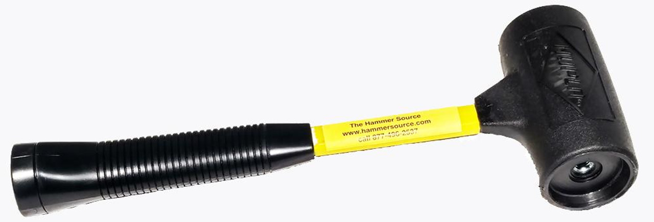 Nupla Replaceable Tip hammer, 2" face diameter, 2lb. Fiberglass handle, NO FACES.