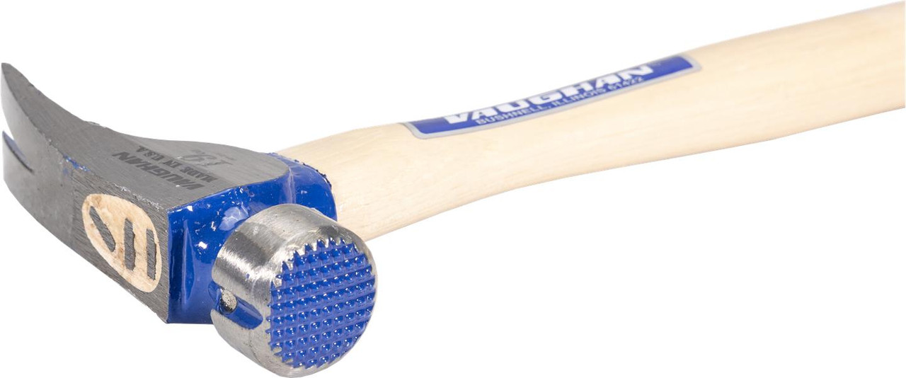 Vaughan CF2 19 oz. California Framer, milled face, 16" straight wood Handle.