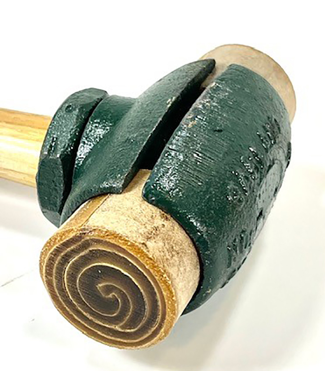 31002 Garland  Rawhide Split-Head Hammer with Rawhide Faces,  wood handle.