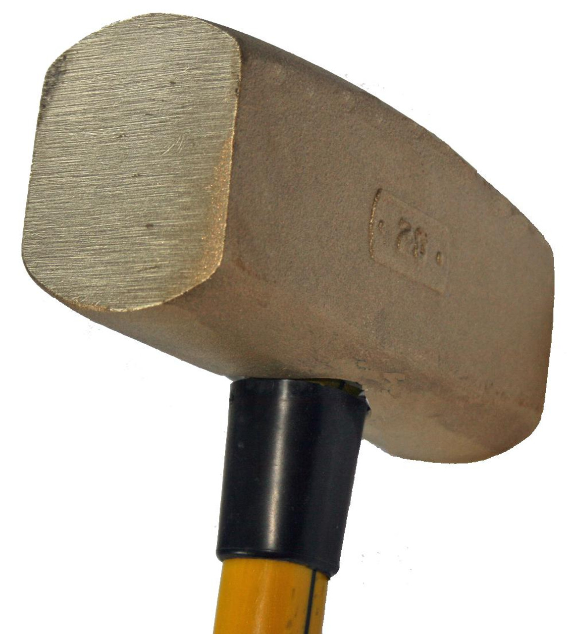 24 lb Brass sledge hammer, 36" fiberglass handle