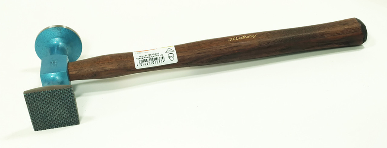 Picard 500gm (18oz) Shrinking hammer with extra wide faces - 47mm round and 41mm square checked.