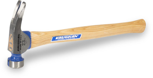 Vaughan CF1 23 oz. California Framer, Milled face, 17" Straight Wood Handle.