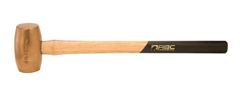 ABC8BZWS 8 LB. BRONZE/COPPER HAMMER WITH 24" WOOD HANDLE