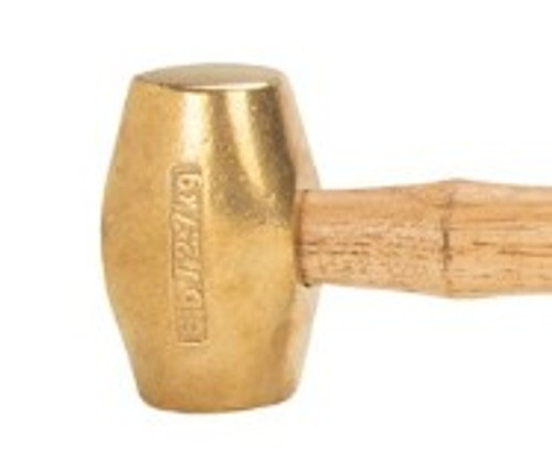 ABC 6 LB. BRASS HAMMER WITH 24" WOOD HANDLE ABC 6 LB. BRASS HAMMER WITH 24" WOOD HANDLE