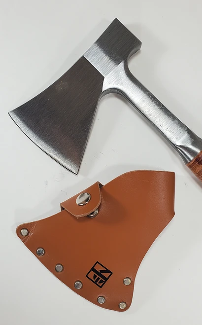 Halder Hand Axe, Full Steel Handle with Leather Grip