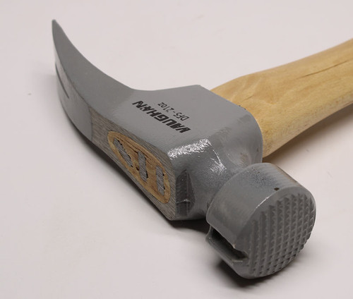 Dalluge Dawg 21 oz framing hammer, milled face, straight hickory handle.