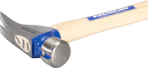 Vaughan CF2HCP 19 oz California Framer, smooth face, magnetic nail start, 17" CURVED Wood Handle Vaughan CF2HCP 19 oz California Framer, smooth face, magnetic nail start, 17" CURVED Wood Handle