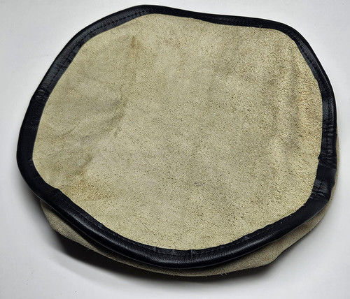 12" Round Leather Shot Bag