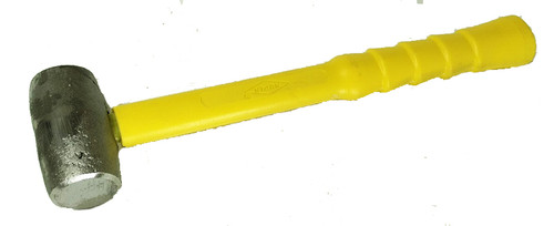 2 lb Brass Hammer, 1 1/2" face, 14" Notched Grip Polyclad Fiberglass handle 2 lb Brass Hammer, 1 1/2" face, 14" Notched Grip Polyclad Fiberglass handle