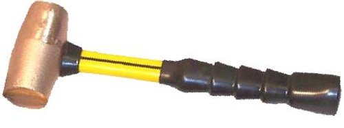 4 lb Copper Hammer, 1 7/8 inch face, 16 inch Rubber Super Grip Fiberglass handle 4 lb Copper Hammer, 1 7/8 inch face, 16 inch Rubber Super Grip Fiberglass handle