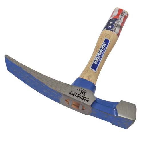 Vaughan 16 oz. Bricklayer's Hammer, 11" Wood handle