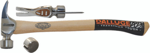 Dalluge 2115C 21 oz. Framing Hammer, serrated face.