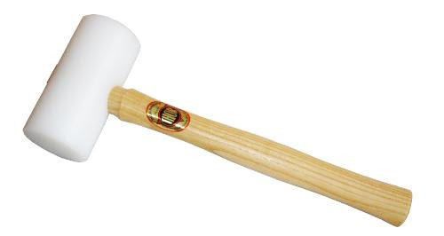 Thor  23-8114 1 3/4" diameter Super Plastic Mallet, 8 oz., Wood handle.