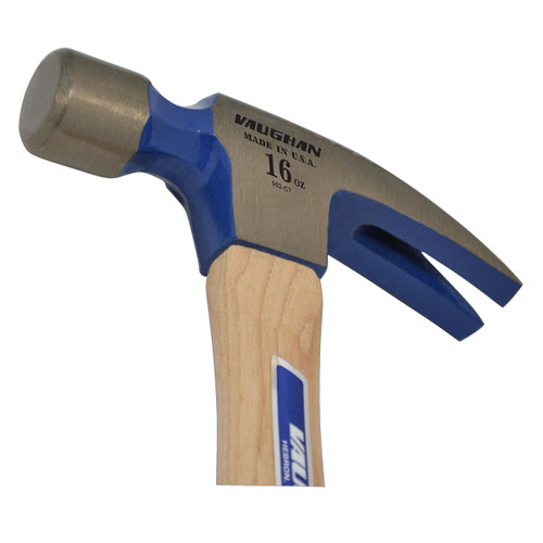 VAUGHAN DF Series Rahmenhammer Mit Gefräster Schlagfläche – 600 G, Hickory-Griff, Für Rahmen- & Abbrucharbeiten