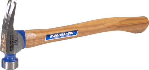 Vaughan CF2HC 19 oz. California Framer, milled face, 17" curved wood handle. Vaughan CF2HC 19 oz. California Framer, milled face, 17" curved wood handle.