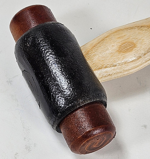 Garland 11002 6 oz. Rawhide Mallet, 1 1/2 face diameter. Wood handle
