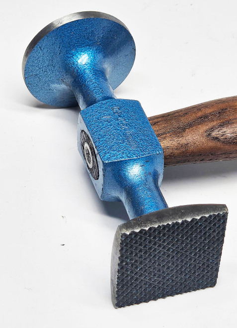 Picard 500gm (18oz) Shrinking hammer with extra wide faces - 47mm round and 41mm square checked.