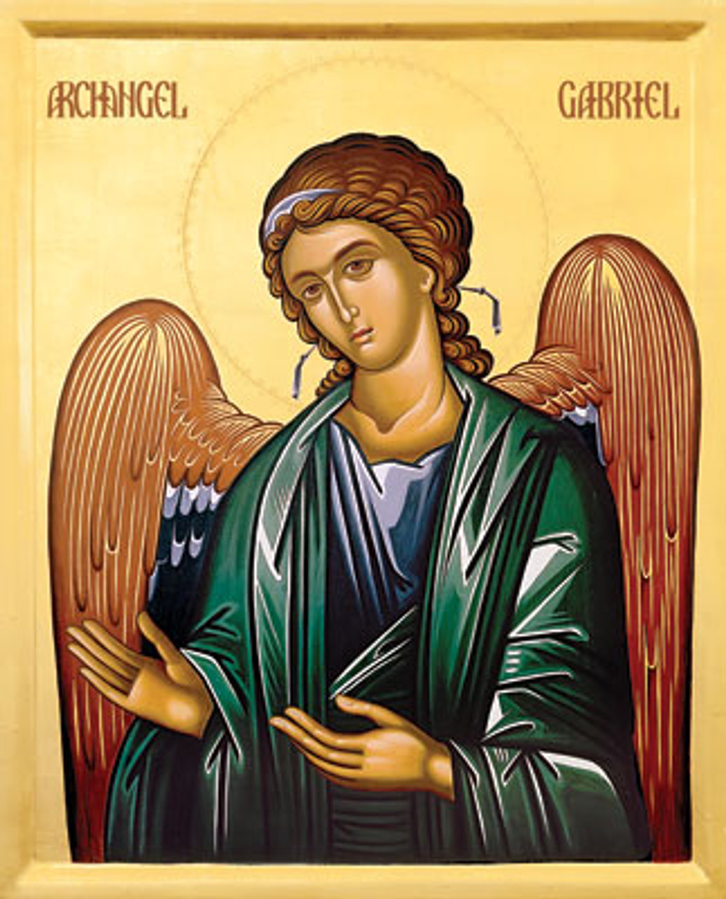 Icon of the Archangel Gabriel - 20th c. - (1GA11) - Uncut Mountain Supply